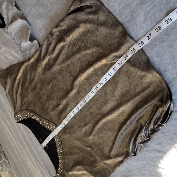 Rock & Republic Metallic Look Studded Top - Picture 8 of 11